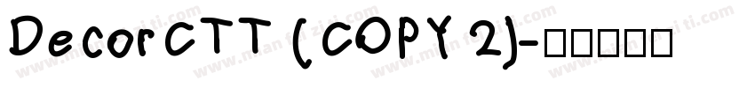 DecorCTT (COPY 2)字体转换